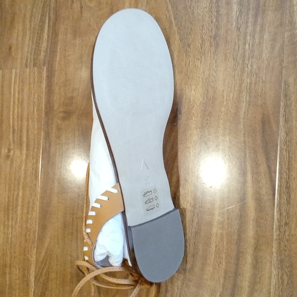 NWT Anthropologie Tie Up Thong Sandals in Cedar - Picture 7 of 8